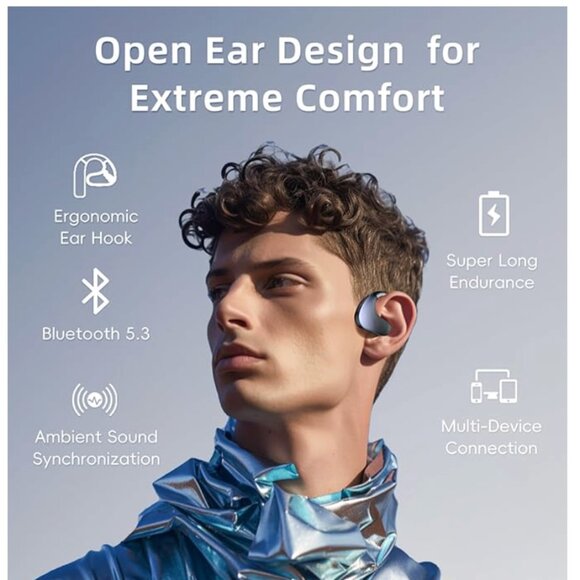 NEW Open Ear Headphones - Picture 2 of 4